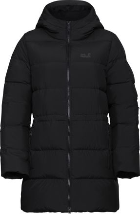 Jack Wolfskin Daunenmantel JACK WOLFSKIN FROZEN PALACE LONG JKT W RDS, Damen, Gr. XXL, schwarz, Obermaterial: 100% Polyester. Futter: 100% Polyester. Wattierung: 90