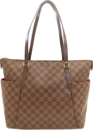 Louis Vuitton Damier Canvas Ebene Damier Canvas Tote Bag (Pre-Owned)