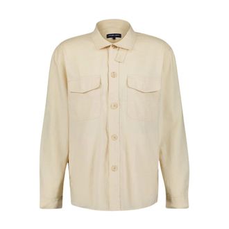 Frescobol Carioca Casual Shirts, male, Beige, M, Nuno Linen Jacket