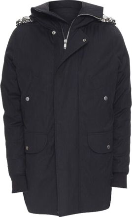 Rick Owens 2019 Larry Jumbo Parka chained goose down padded puffer IT40 S
