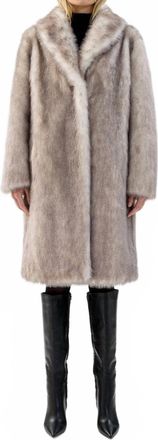Unreal Fur Elixir Jacket In Grey Natural