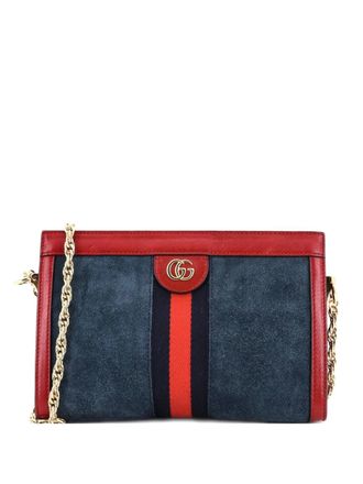 Gucci Ophidia Chain Suede Small shoulder bag - Blue