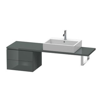 Duravit Consola Baja L-cube 520x477x400mm Gris Doloaveci Brillante