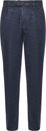 Eleventy Heren, Broeken, Blauw, Maat: W36