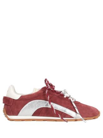 Dsquared2 Burgundy Lace Up Sneakers