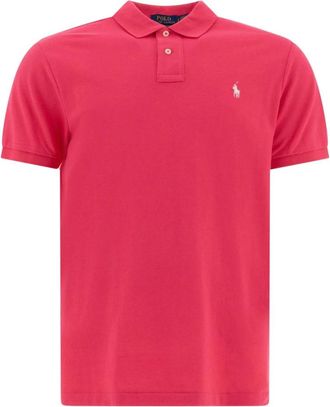 Polo Ralph Lauren Klassiek Passend Katoenen Poloshirt - Heren - Polos - Roze - S - Katoen - Tops