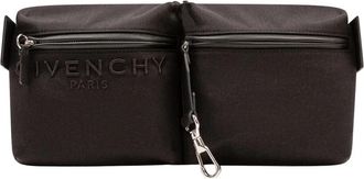 Givenchy Canvas Bumbag - Heren - Heuptassen - Zwart - ONE Size - Tassen