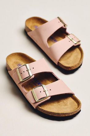 Birkenstock Arizona Suede Soft Footbed Sandals