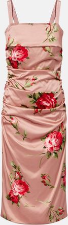 Dolce & Gabbana Abito midi con stampa floreale