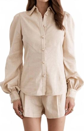 Aqua Blu Australia Hazel Blouse In Illuminee