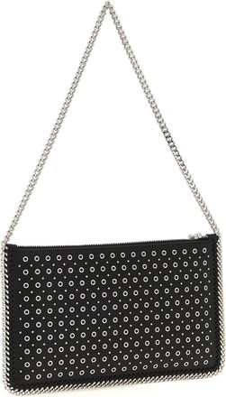 Stella McCartney Womens Black Polyester Shoulder Bag