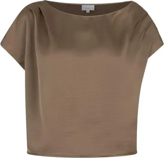 Dante6 Dames, Blouses & Shirts, Bruin, Maat: XS Satijn