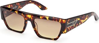 GCDS Stijlvolle zonnebril in bruin - unisex - Zonnebrillen - Bruin - 55 MM - Accessoires