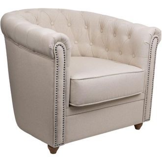 Wanderlust Deco Wanderlust Deco - Sill&oacute;n Tapizado Blanco 80x80x48/72