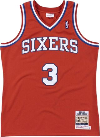 Mitchell & Ness Top Authentic 76ERS 02-03 Allen Iverson Victory Red - Rosso