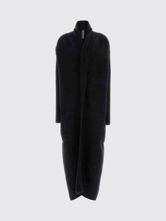 Rick Owens Long High-Neck Cashmere and Silk Blend Cardigan