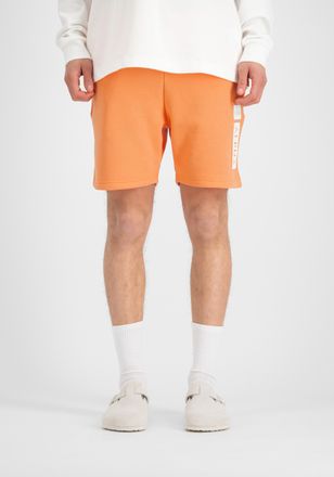 Alpha Industries Shorts ALPHA INDUSTRIES Alpha Puff Print Short, Herren, Gr. XXL, Normalgr&ouml;ssen, orange (tangerine), Obermaterial: 80% Baumwolle, 20% Polyester, Hosen 
