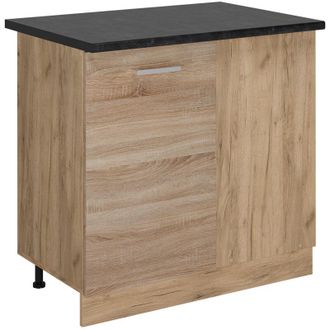 Vicco Armario De Esquina R-line, Sonoma, 86 Cm, Et Antracita