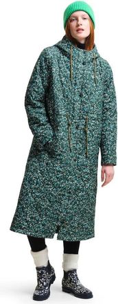 Regatta Womens Orla Kiely-Chaqueta Acolchada M&aacute;s Larga Puffed/Puffer Jackets, Berry Bubble Jade, 8