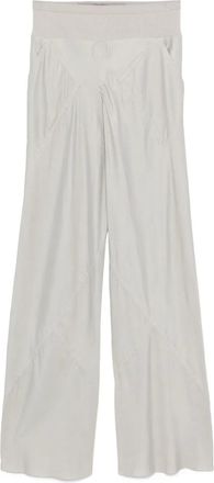 Rick Owens Pantaloni dritti con vita elasticizzata - Grigio
