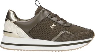 Michael Kors Raina Trainer - Dames - Sneakers - Groen - 40 1/2 EU - Polyester - Schoenen