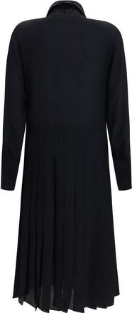 Fendi Womens Black Silk Casual Dress