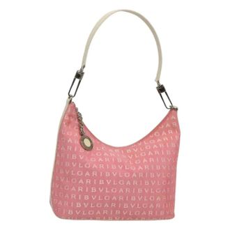 Bulgari Pre-owned Shoulder Bags, female, Pink, Size: ONE SIZE Pre-owned Vintage Shoulder Bag