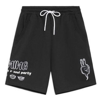 Li-Ning Summer Soul Party Graphic Shorts Black AKSS297-1