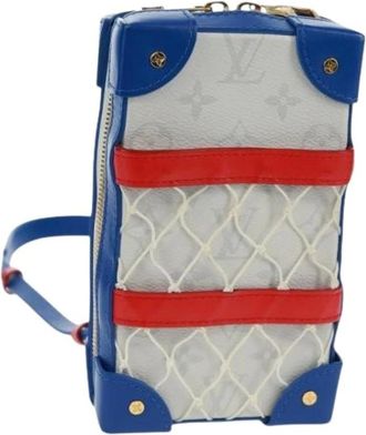 Louis Vuitton Pre-owned Cross Body Bags, female, White, Size: ONE SIZE Pre-owned Vintage Canvas Crossbody Bag