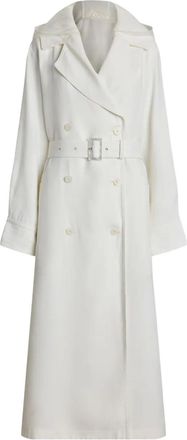 Ralph Lauren Collection Trench doppiopetto con cintura - Bianco