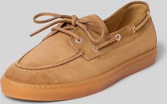 Copenhagen Loafer mit Logo-Detail in Mittelbraun, Gr&ouml;&szlig;e 40