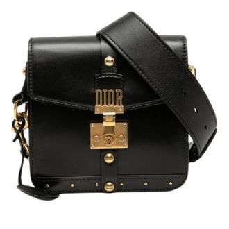 Dior Pre-owned Cross Body Bags, female, Black, Size: ONE SIZE Pre-owned Addict Square Flap
