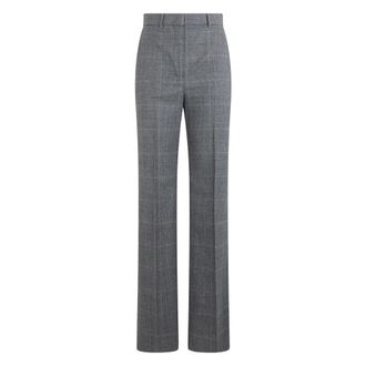 Max Mara Dames, Broeken, Grijs, Maat: XS Wol