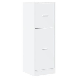 Berkfield Home Elegant Apothecary Cabinet White 40x41x118 cm Engineered Wood | Size: 40 x 41 x 118 cm