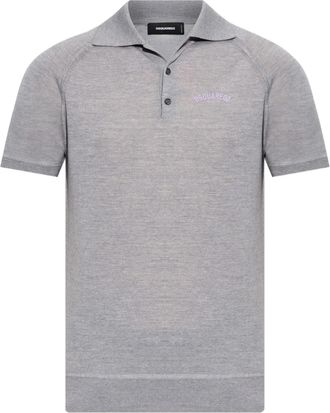 Dsquared2 Mens Grey Casual T-shirt Cotton - Size Medium