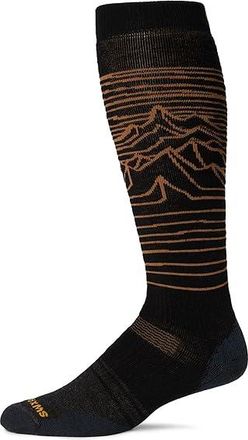 Smartwool Snowboard Full Cushion Iguchi x Arbor Over The Calf Socks Mens Crew Cut Socks Shoes Black : XL (Mens Shoe 12-14.5)