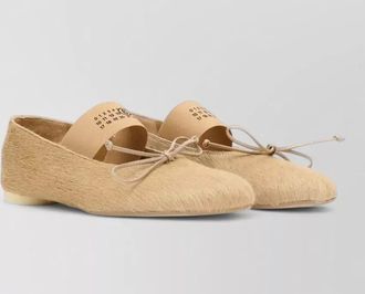 Maison Margiela calf hair ballerina flats