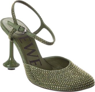 Loewe Toy Ankle Strap Leather Pump