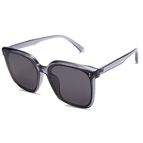 Lunettes De Soleil Unisexes Rétro Rectangulaires - Protection UV400 - Modèle SJ2229