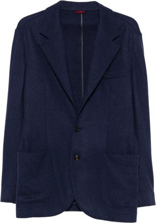 Brunello Cucinelli Cashmere Jersey Blazer With Patch Pockets
