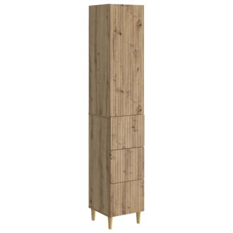 vidaXL Juego De Armarios 2 Uds. Roble Artisan Madera De Ingenier&iacute;a Vidaxl