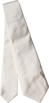 Dolce & Gabbana Silk Necktie - White
