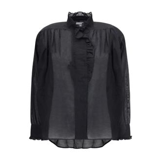 Isabel Marant Blouses, female, Black, Size: M Pamias Top