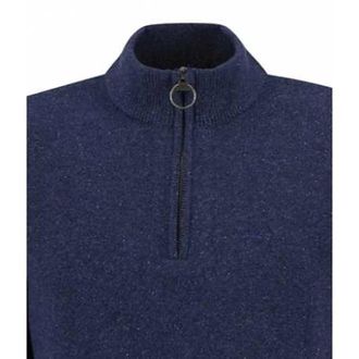 Barbour Truien & Vesten, Heren, Blauw, M, Wol, Tisbury Jumper