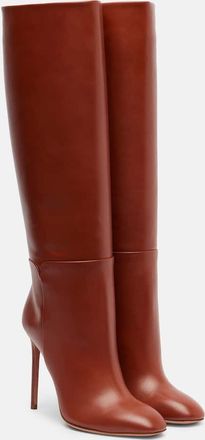 Aquazzura Sellier 105 leather knee-high boots
