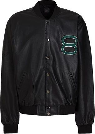 8 by YOOX BOMBER JACKET WITH PATCH