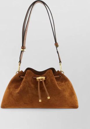 Jimmy Choo London bon bucket shoulder bag suede finish