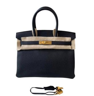 Herm&egrave;s Herm&egrave;s Black Epsom Leather Birkin 30