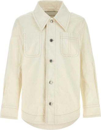 Ami White Shirt Collar Jacket