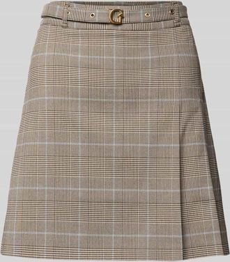 Guess Minirock mit Viskose-Anteil Modell Geraldine in Sand, Gr&ouml;&szlig;e XL